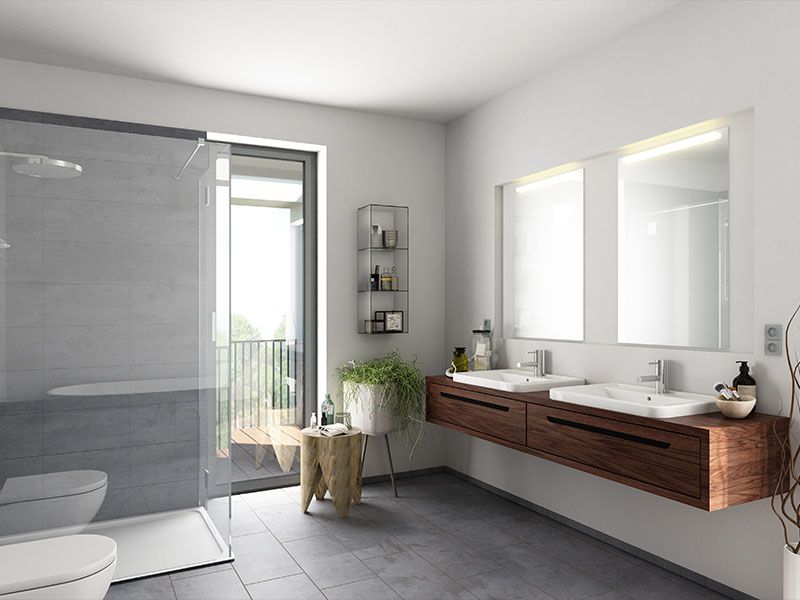 Une salle de bain sur mesure à Brest Une salle de bain sur mesure à Brest