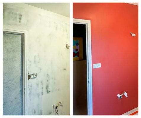 REALISATION DE PEINTURE SUR UN CHANTIER