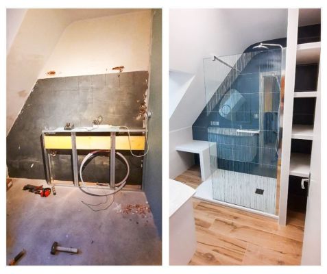 RENOVATION AVANT/APRES DE SALLE DE BAIN
